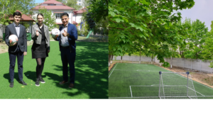 Read more about the article MINI FOOTBALL PITCH AT THE TEMPORARY ACCOMMODATION CENTRE