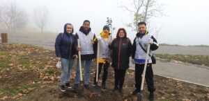 Read more about the article CCR participated in the Campaign of planting trees in Chisinau city